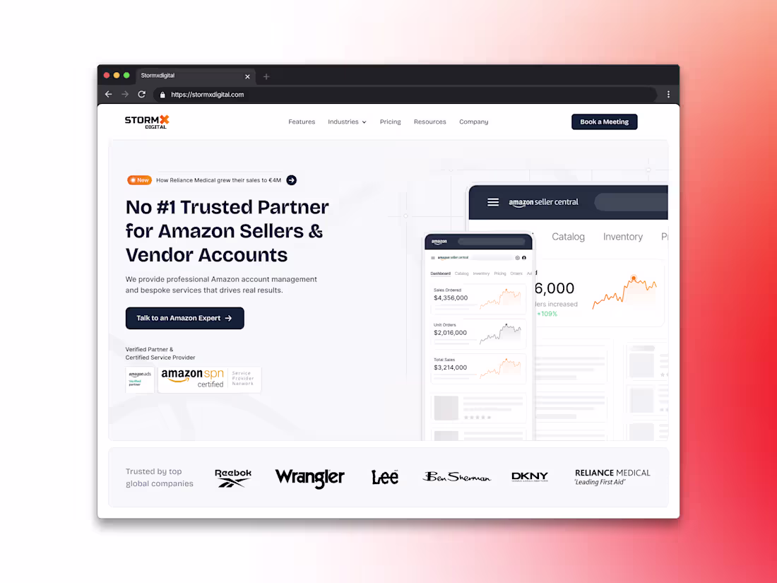 Cover image for Framer Website Design & Development for StormX