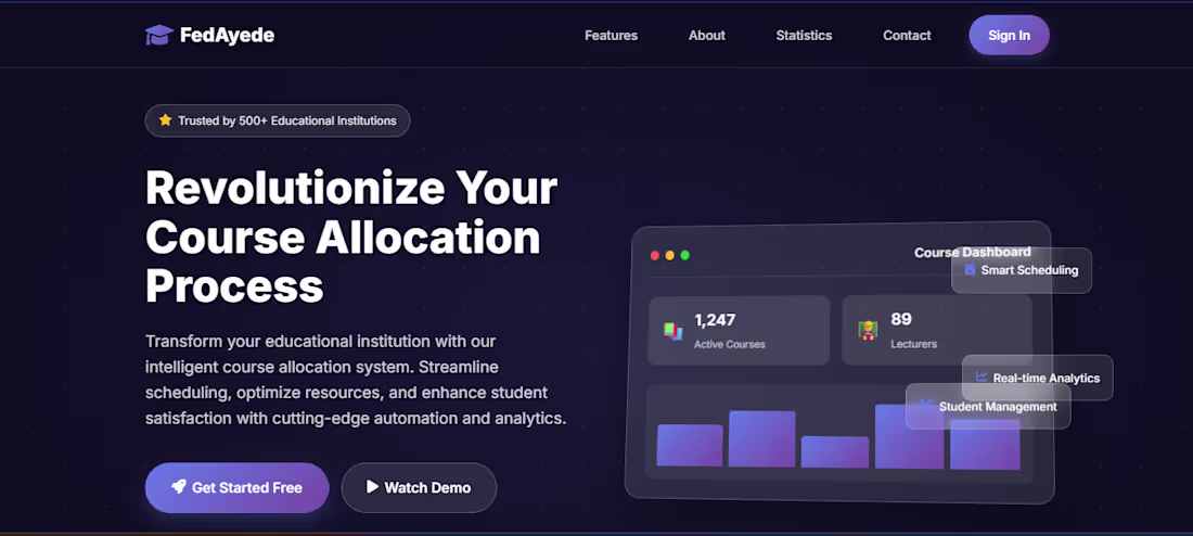 Cover image for Web-Based Course & Workload Allocation System I developed th...