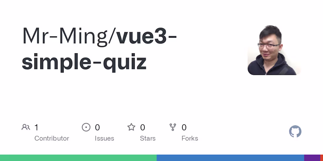 Cover image for vue3-simple-quiz