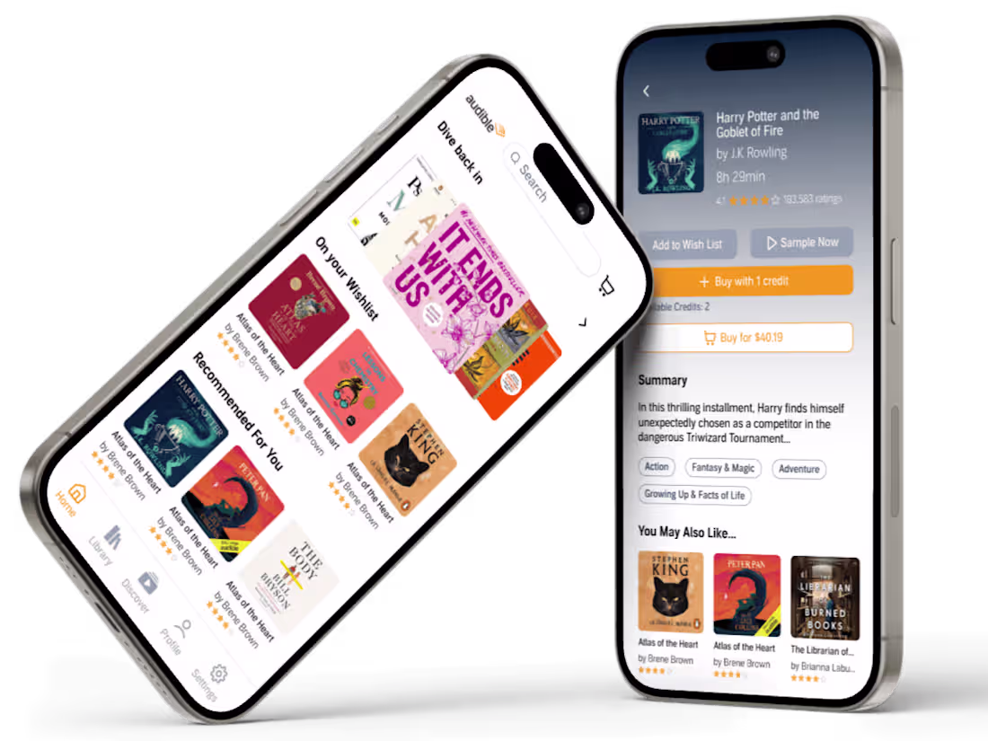 Cover image for Re-designing Audible’s Mobile App Experience
