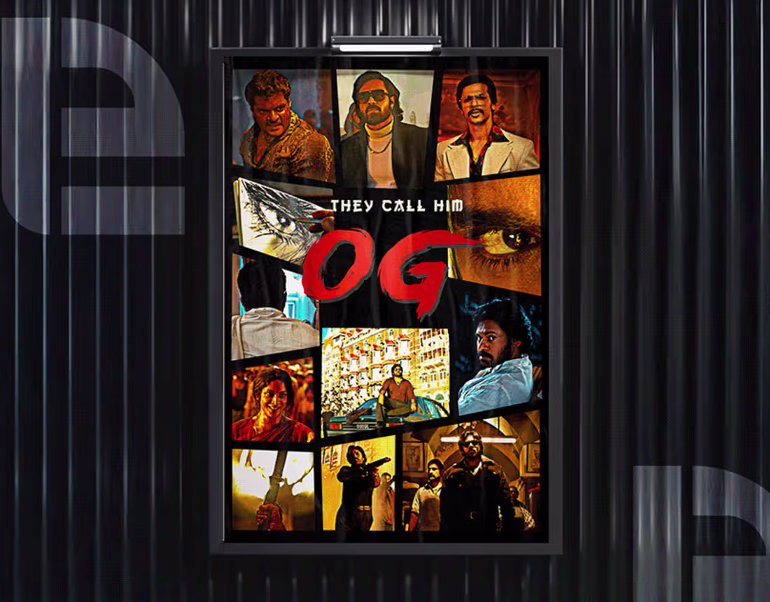 Cover image for They Call Him OG – Poster Design By Likhith Erram