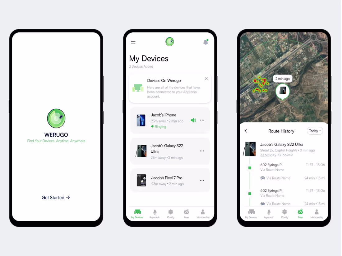 Cover image for Werugo – Lost Device Locator App