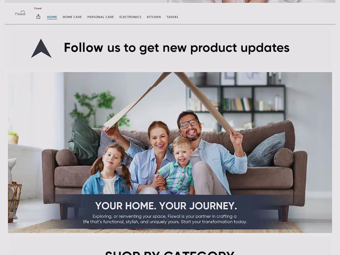 Cover image for Amazon Storefront / Brand Store