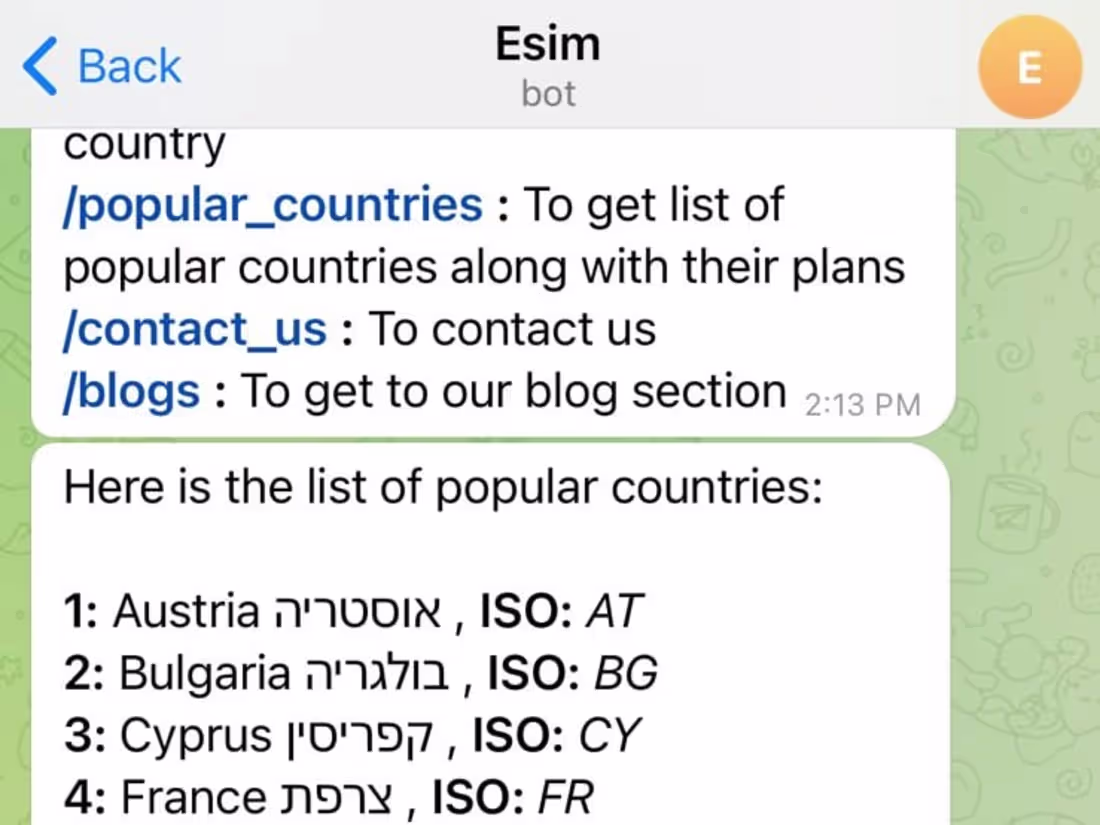 Cover image for Telegram Chatbot