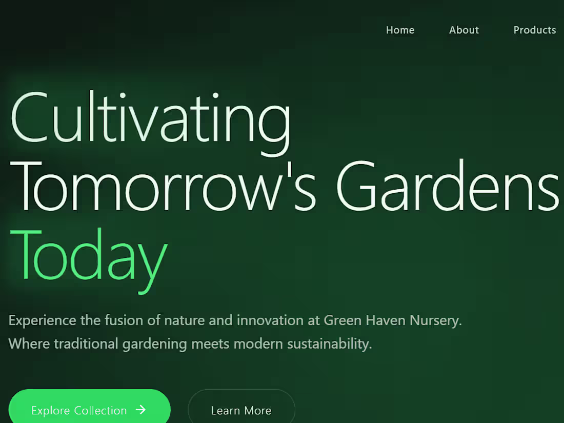Cover image for Green Haven Nursery Website 🌱
Project Type: Responsive Business