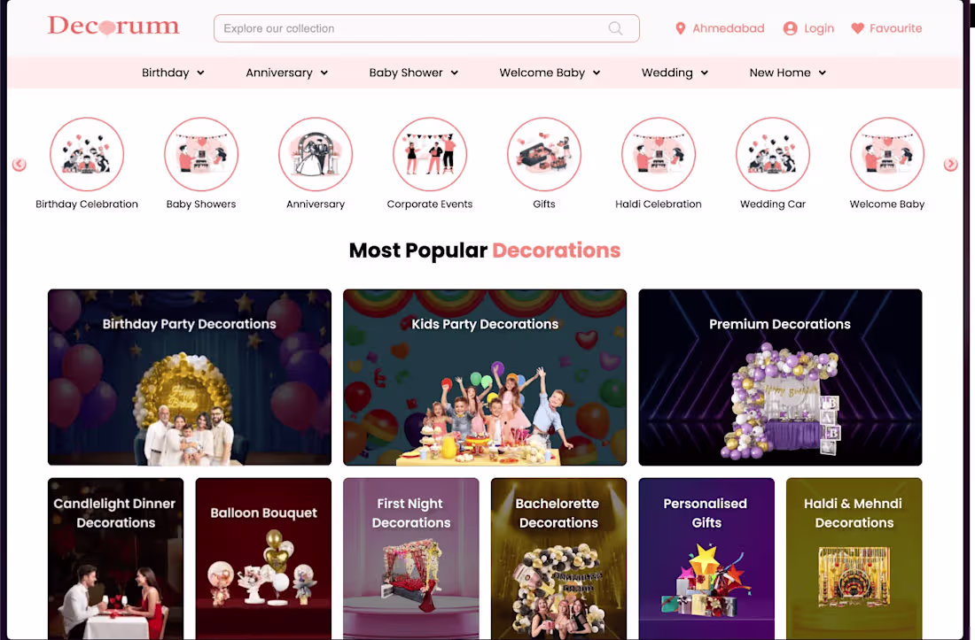 Cover image for Decorum: Event Booking with Seller and Admin Site