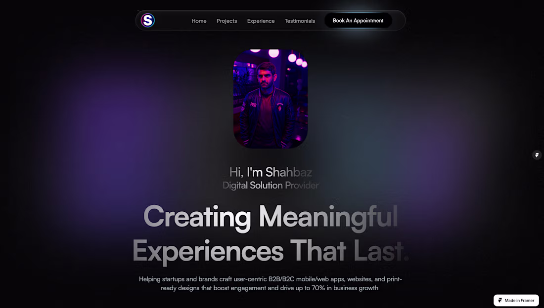 Cover image for Responsive Website in Framer