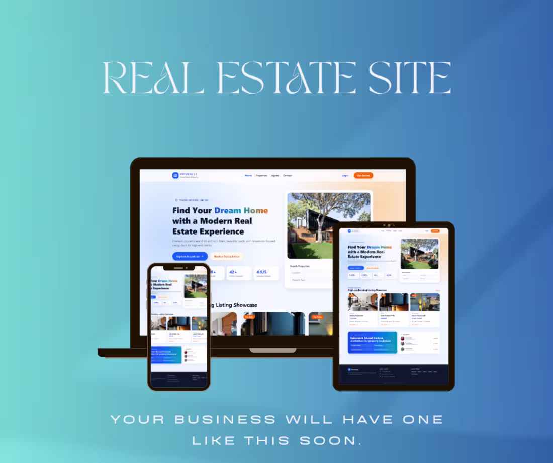 Cover image for Real estate seller site