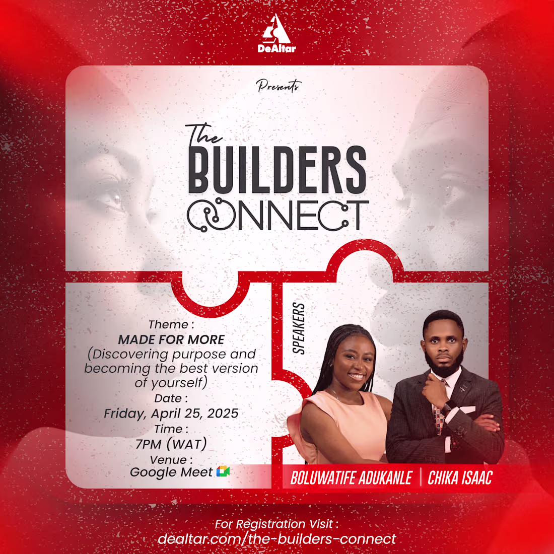 Cover image for The Builders Connecr | DeAltar | Made For More