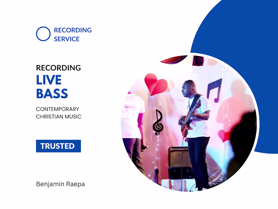 Cover image for Record Bass for your Praise & Worshop Song