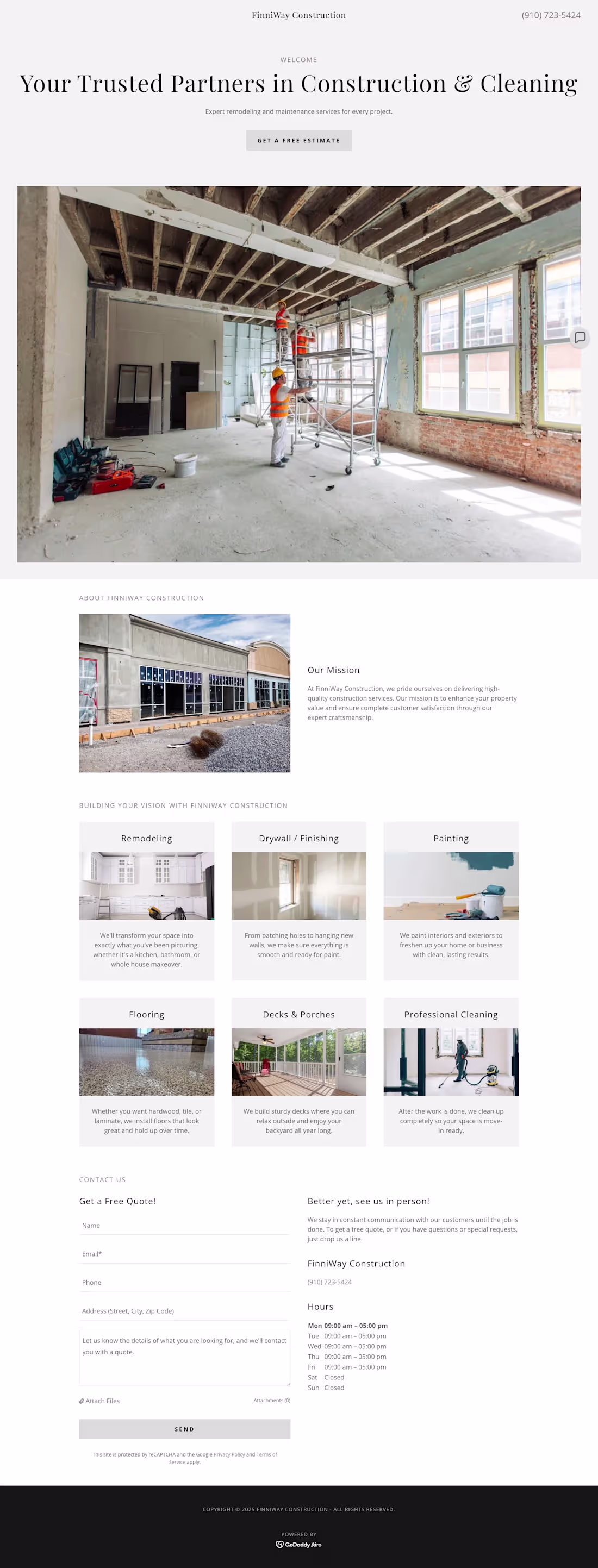 Cover image for A simple yet affect landing page created for my parents <3