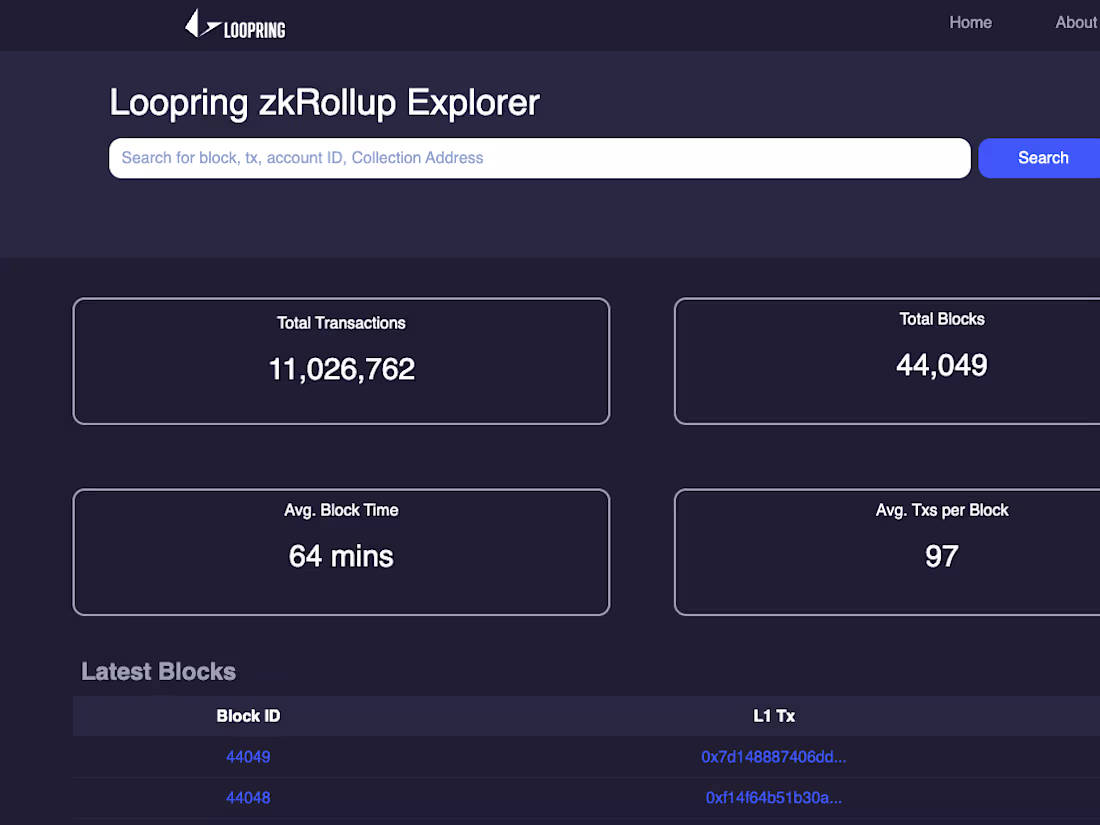 Cover image for Loopring Explorer