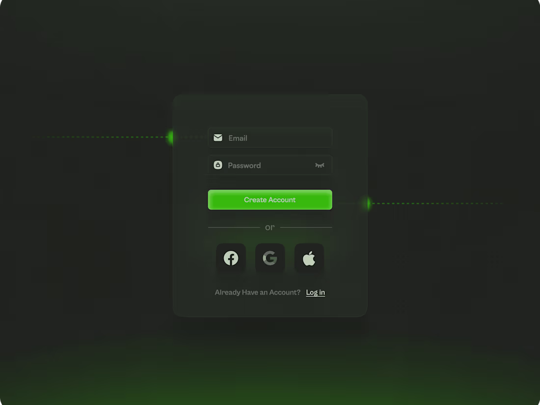 Cover image for Minimal Login Screen for a Web3 Platform