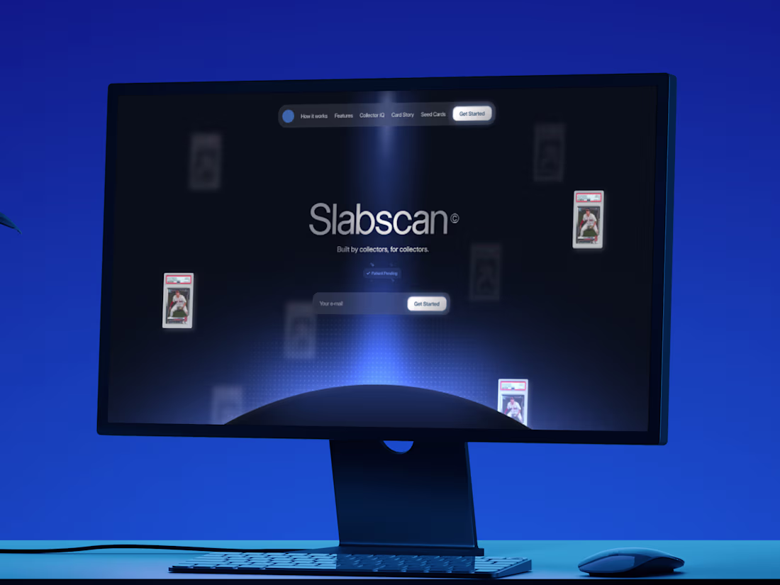 Cover image for Framer Landing Page for Trading Card Startup Slabscan