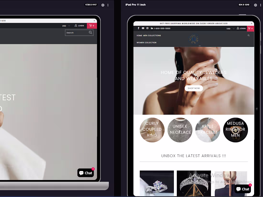 Cover image for Bigloux Shopify Website