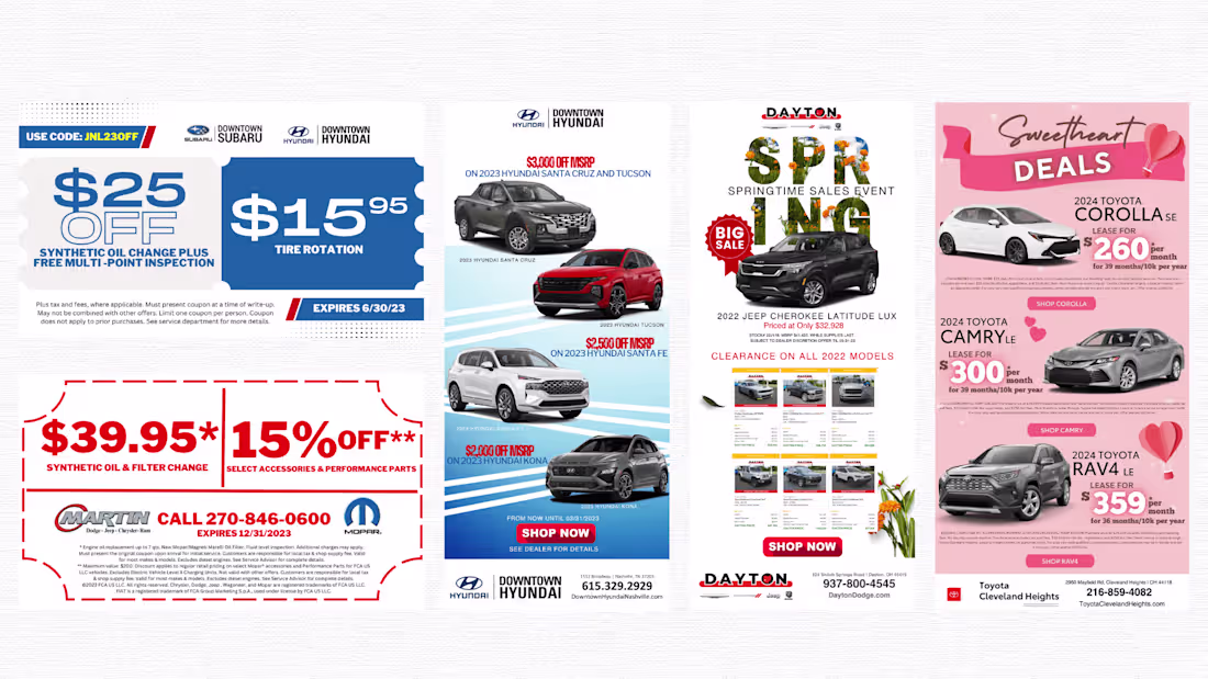 Cover image for Bold & Effective: Car Dealership Graphics Designed to Convert