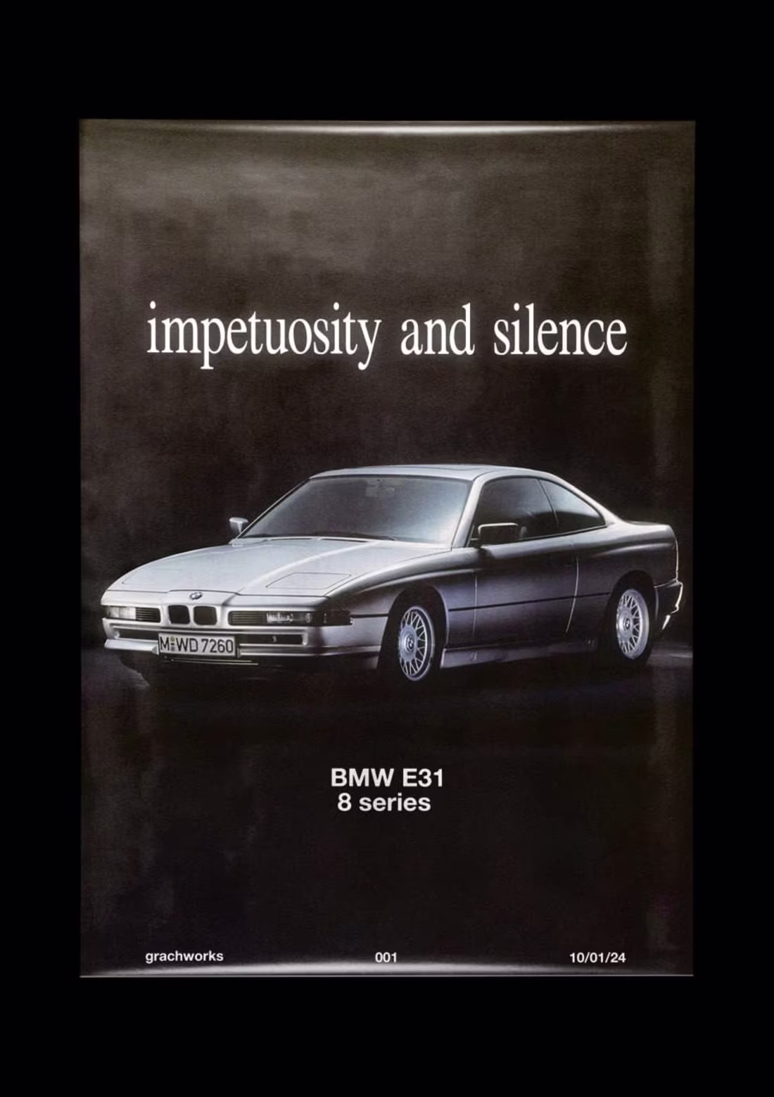 Cover image for BMW E31 8 Series Poster