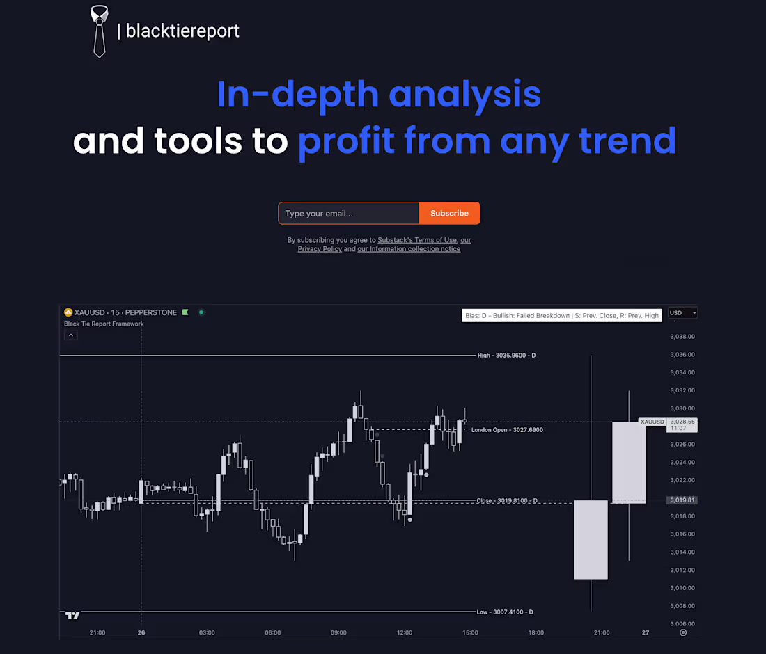 Cover image for Founder of Black Tie Report