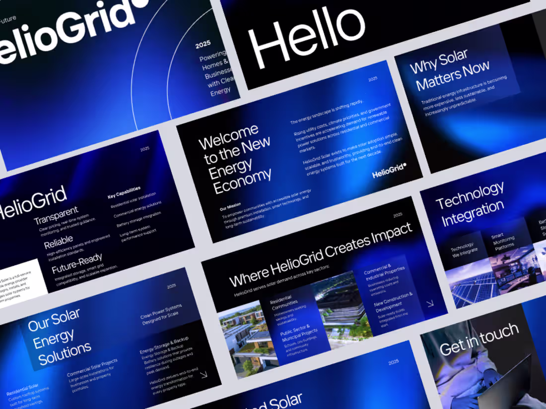 Cover image for  Solar Business Presentation Deck

Overview
Corporate deck