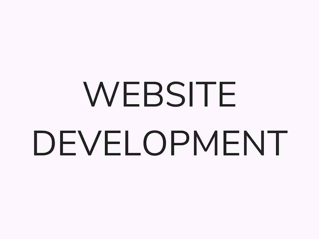 Cover image for Website Design & Development
