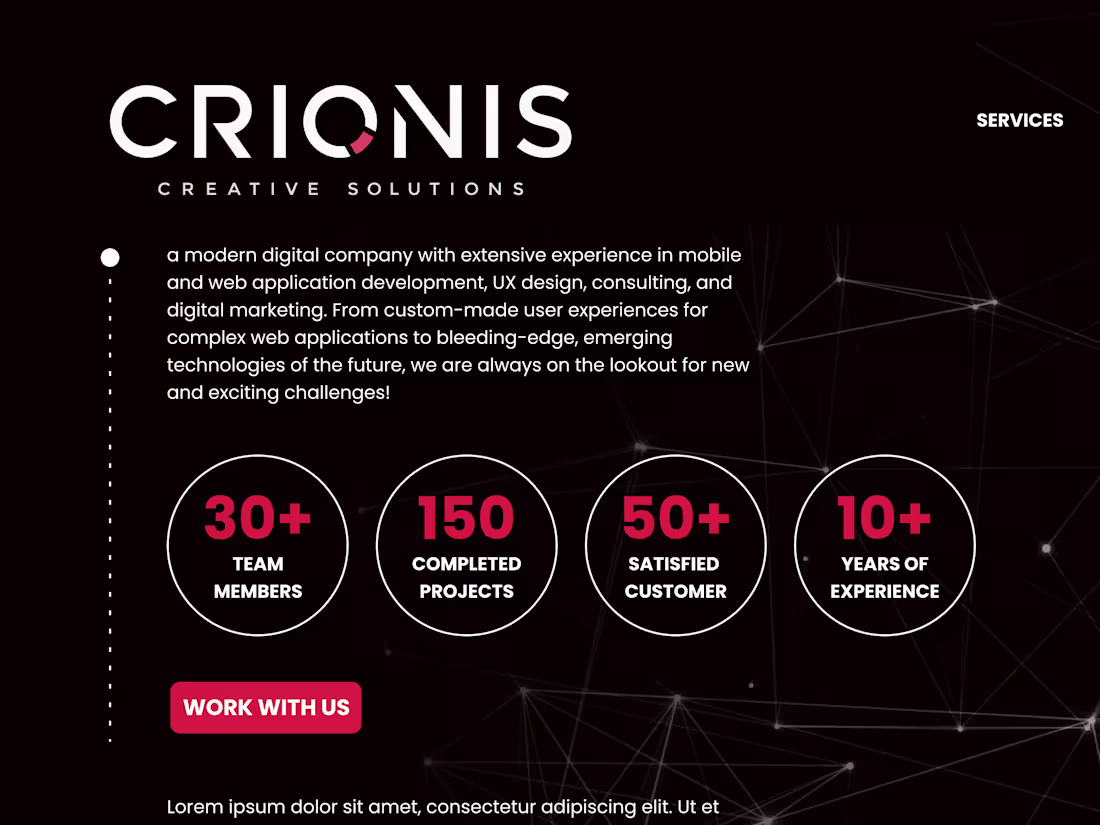 Cover image for Crionis Web Design