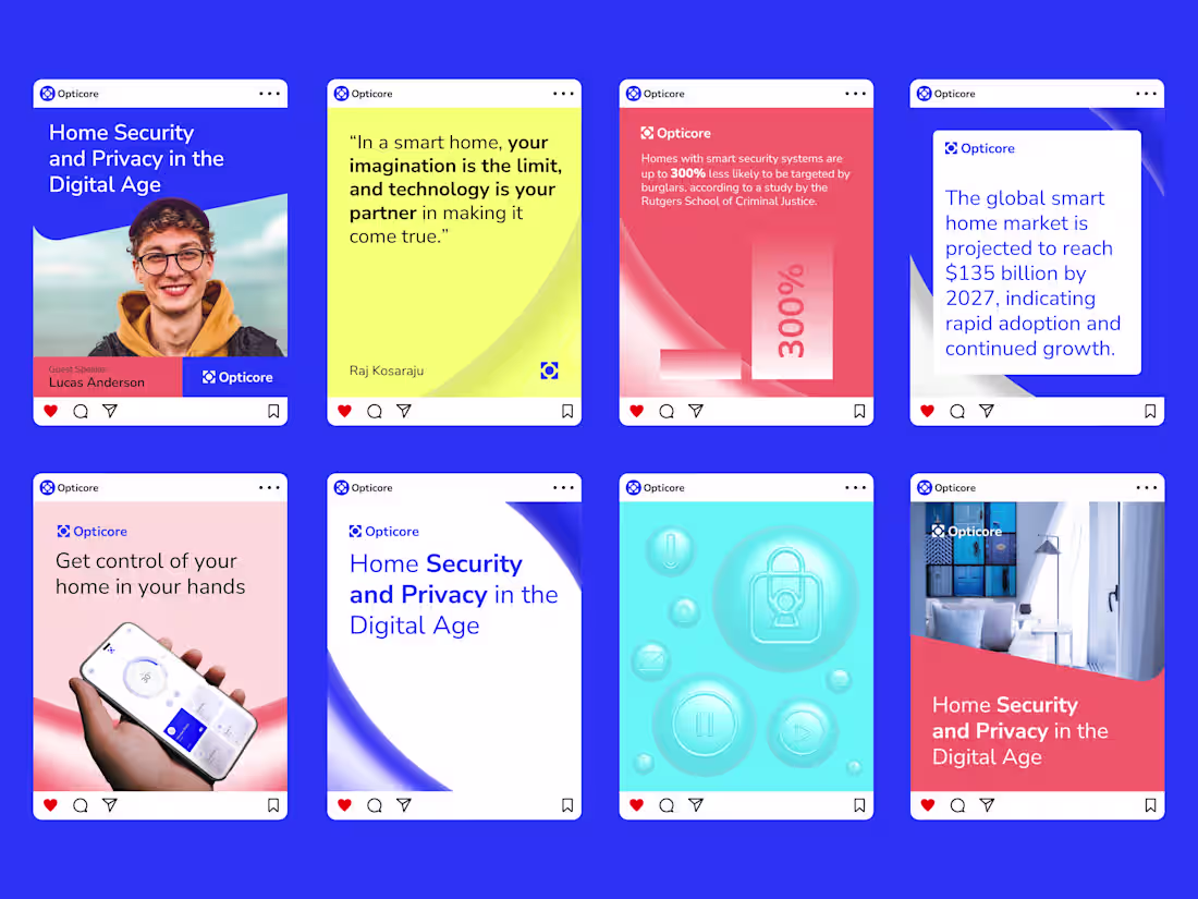 Cover image for Social media assets created to effectively promote your product.