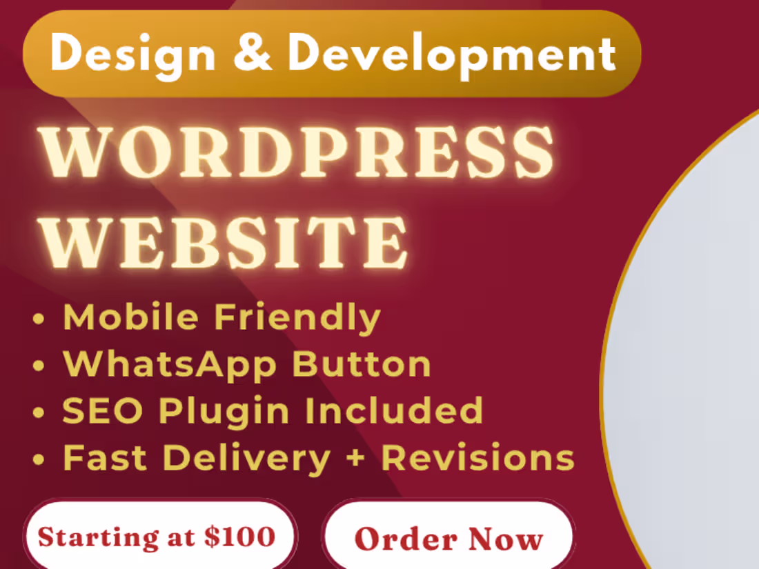Cover image for Crafting modern, mobile-friendly WordPress websites.