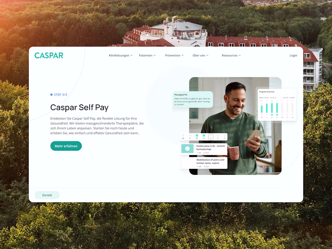 Cover image for Caspar Health is a German