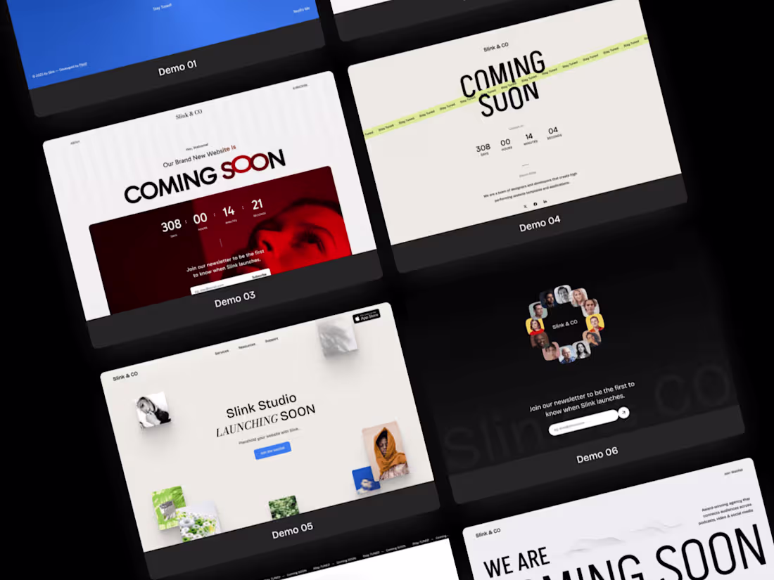 Cover image for Coming soon website templates