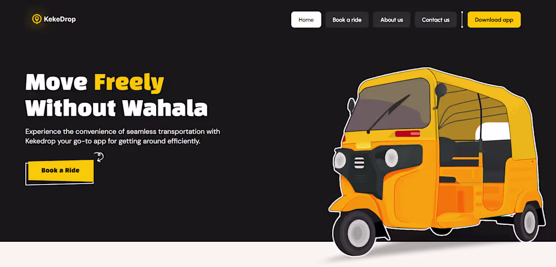 Cover image for KekeDrop - Ride-Hailing App