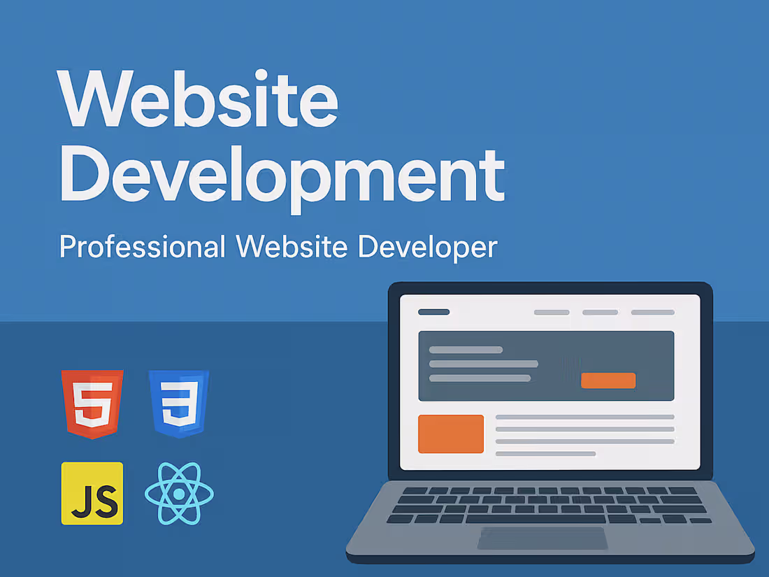 Cover image for Expert Website Design & Development: Frontend, UX, and Web