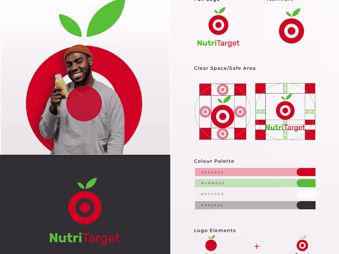 Cover image for NutriTarget Brand Identity Design