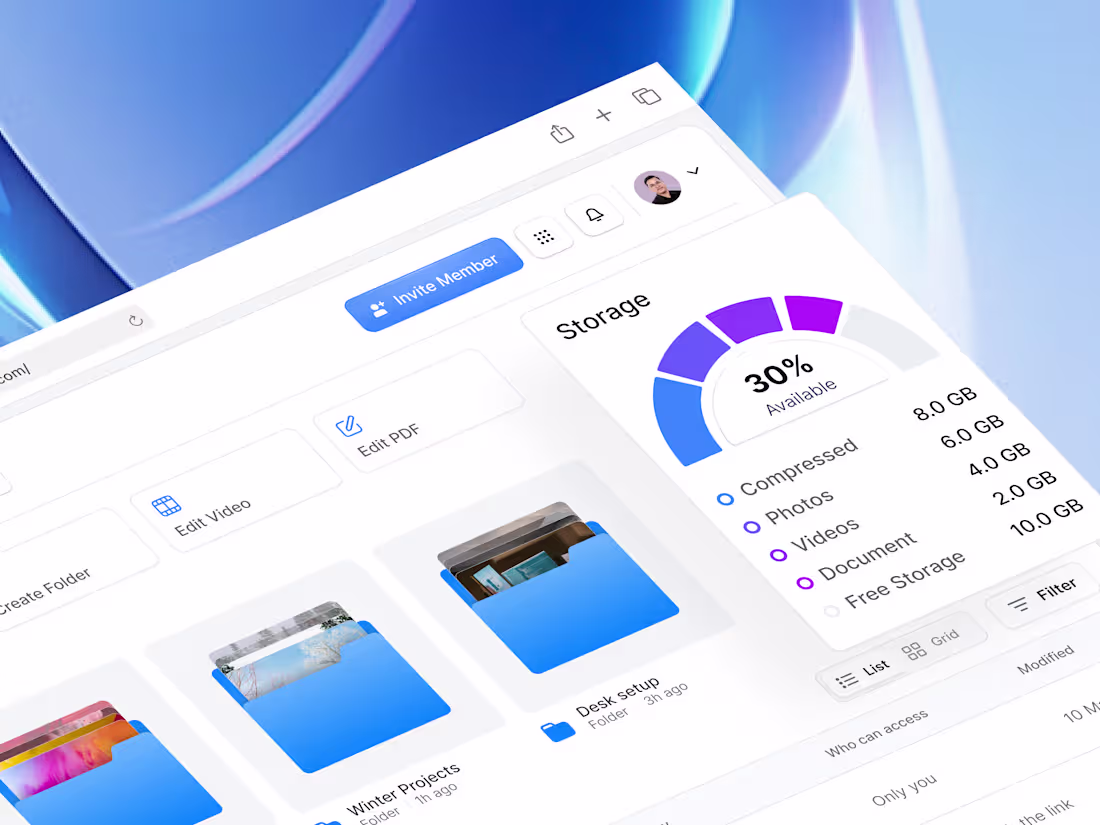 Cover image for Cloud File Storage - Yollobox