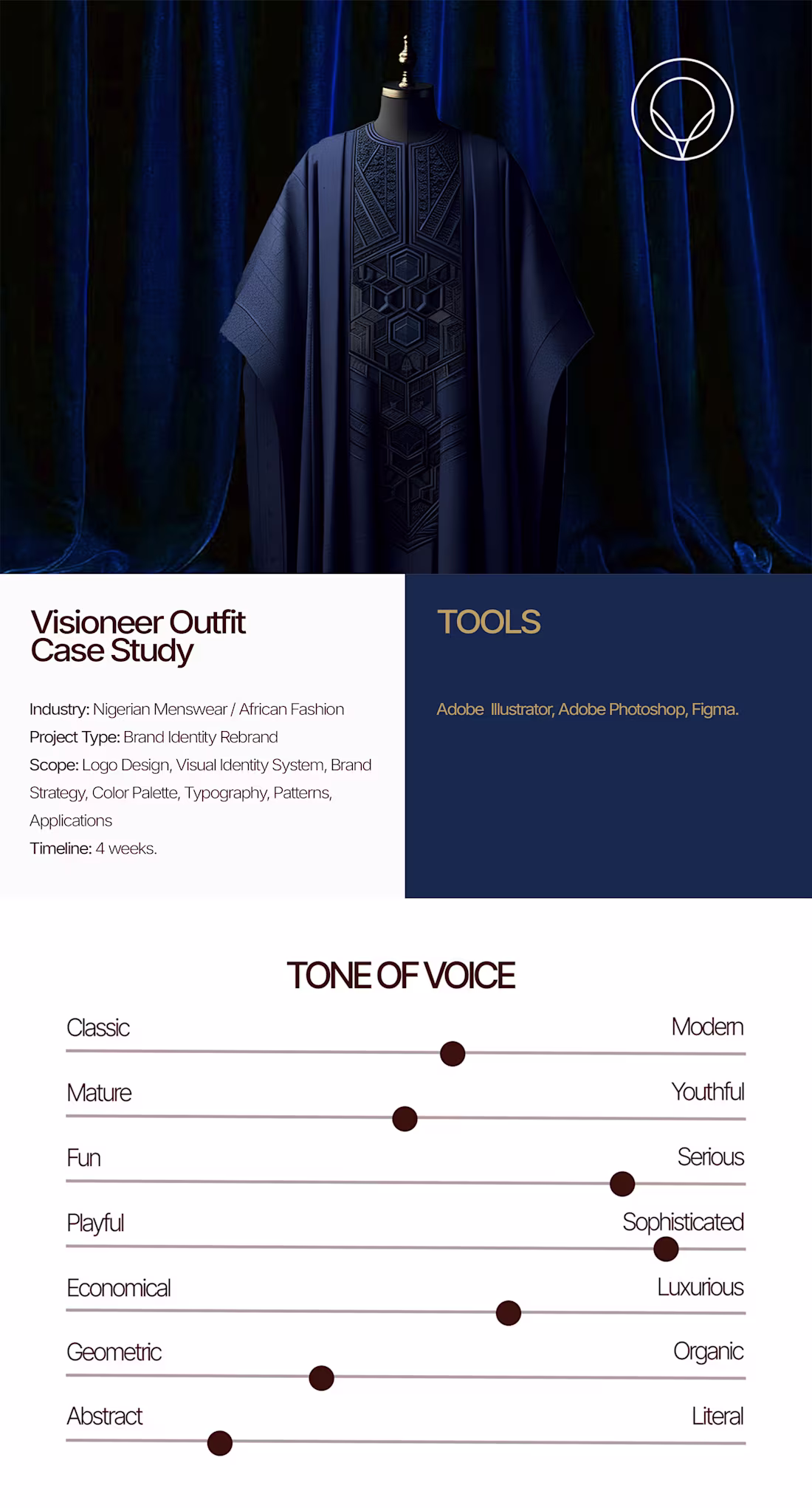 Cover image for Visioneer - Nigerian Menswear Brand Rebrand