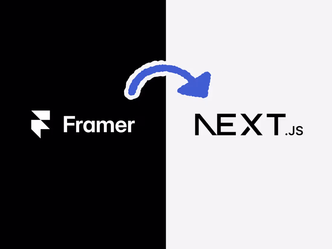 Cover image for Framer to Next.js