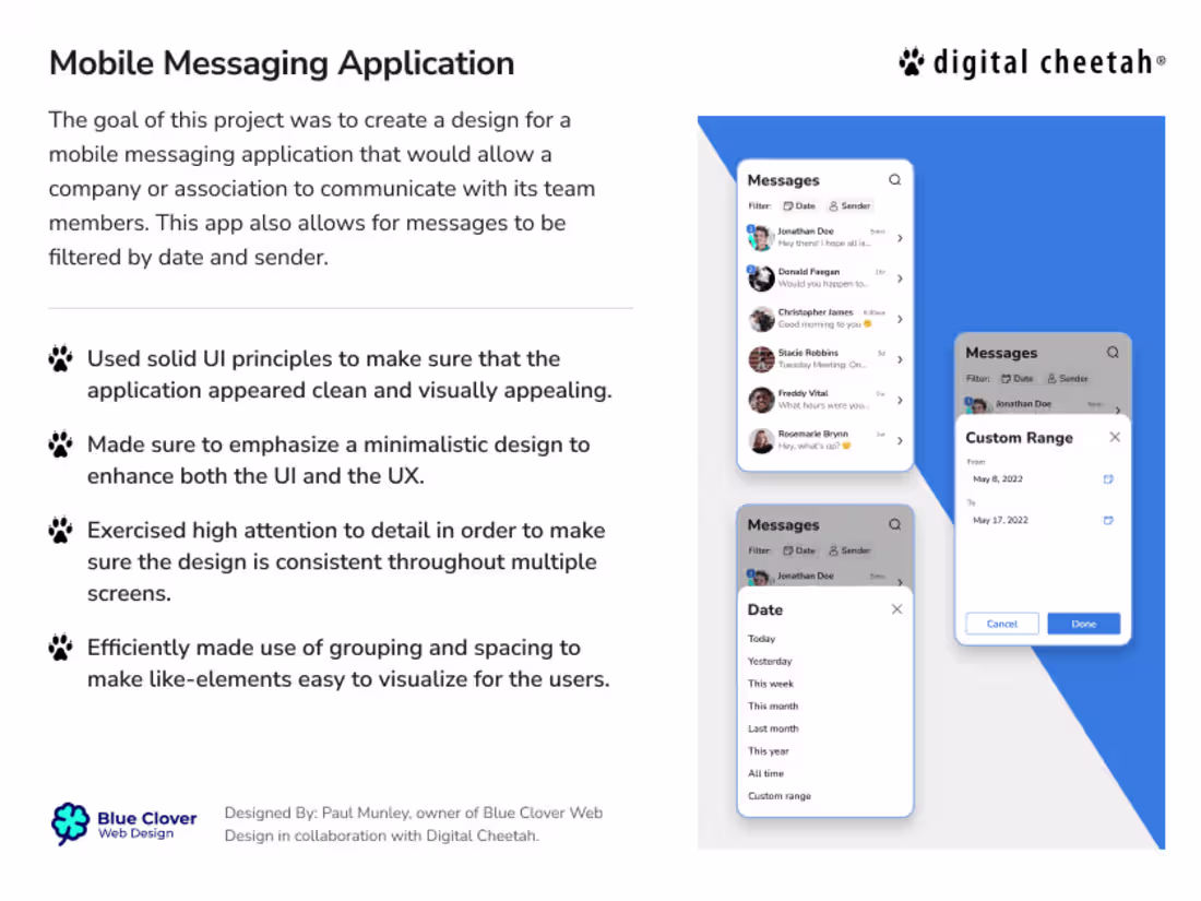 Cover image for Mobile Messaging Application - Figma