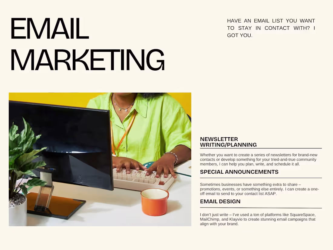 Cover image for Email Marketing