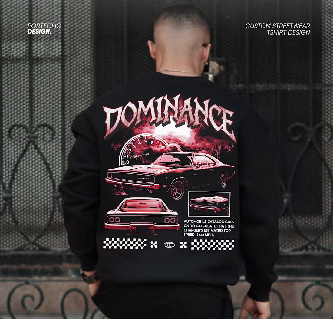 Cover image for Vintage Heavy Metal Streetwear Design