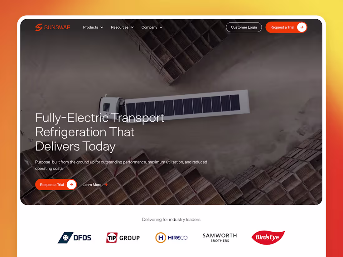 Cover image for Webflow Relume Website Design & Development for Transport Tech