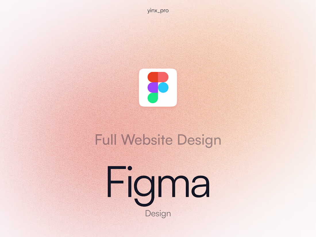 Cover image for Figma, Full Website Design
