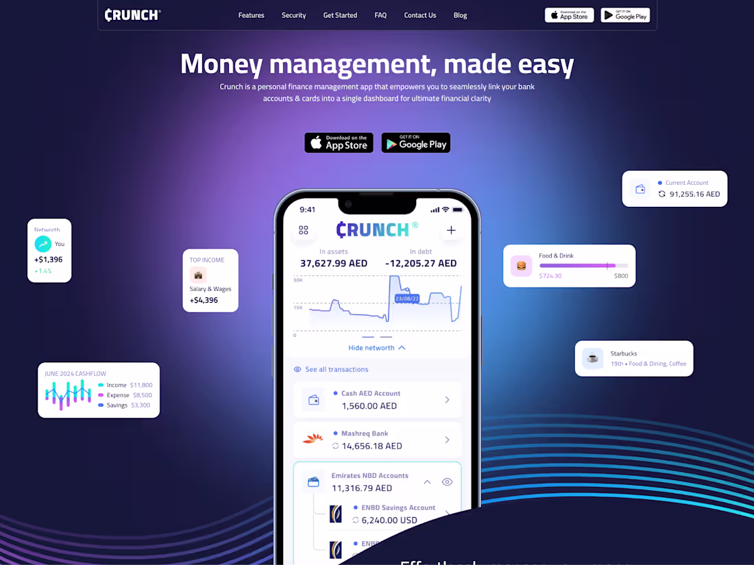 Cover image for Crunch - Personal Finance Made Easy