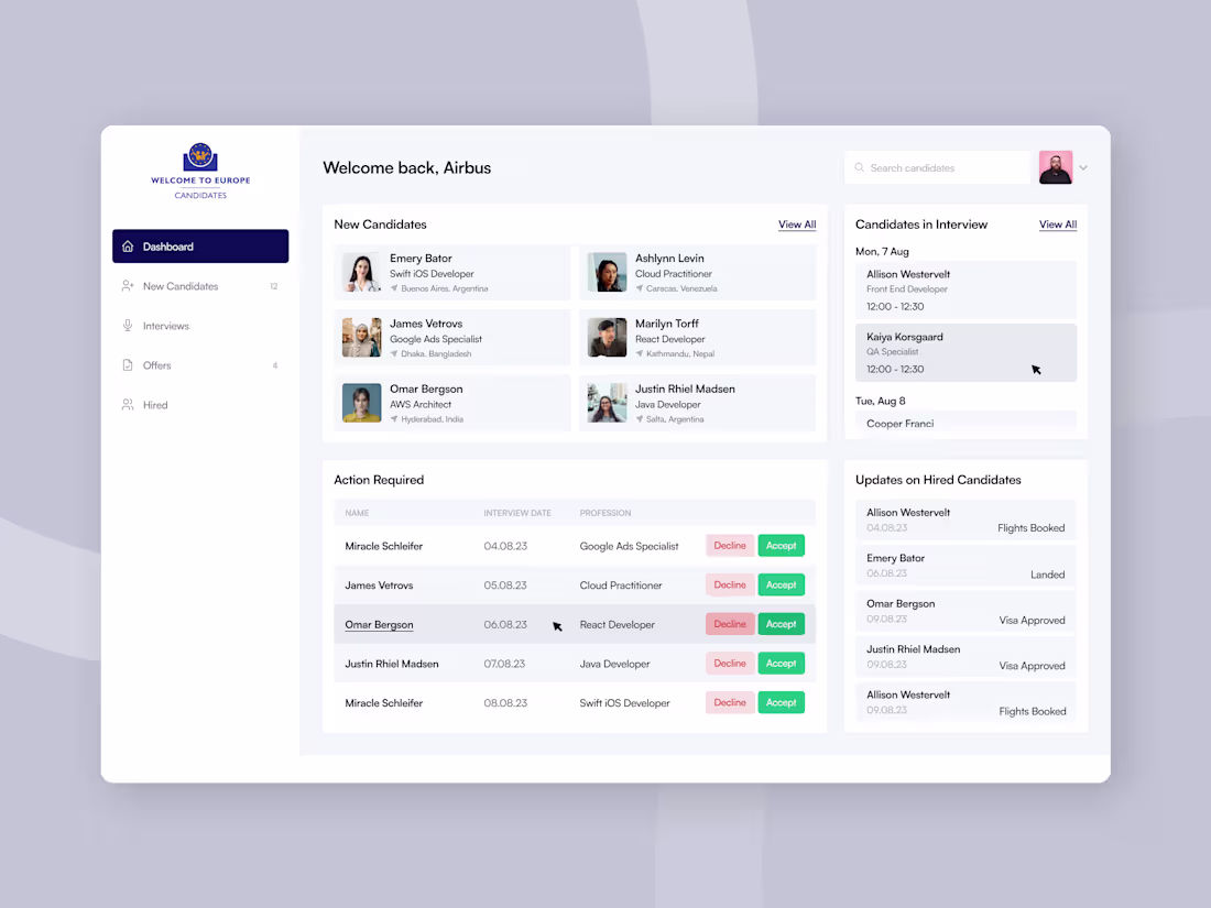 Cover image for WTE.WORK (Web App Design)