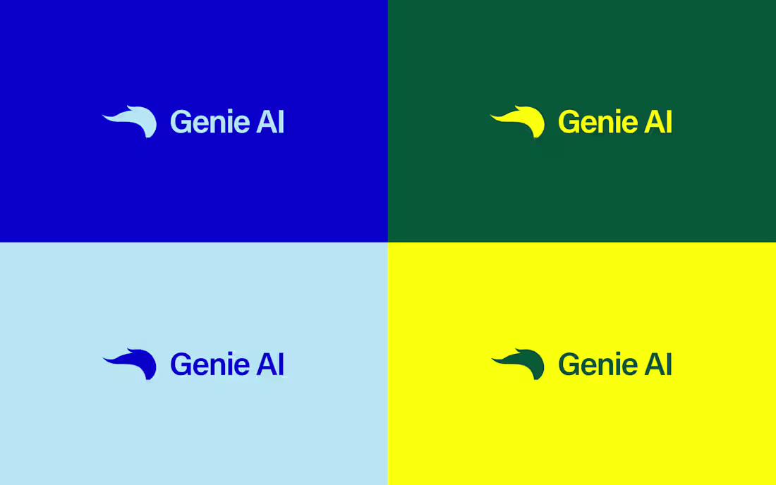 Cover image for Genie AI - A visual identity for an AI platform that provide...
