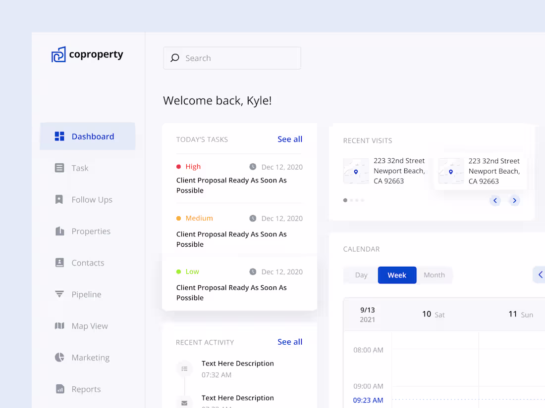 Cover image for Coproperty - Real Estate - Web App