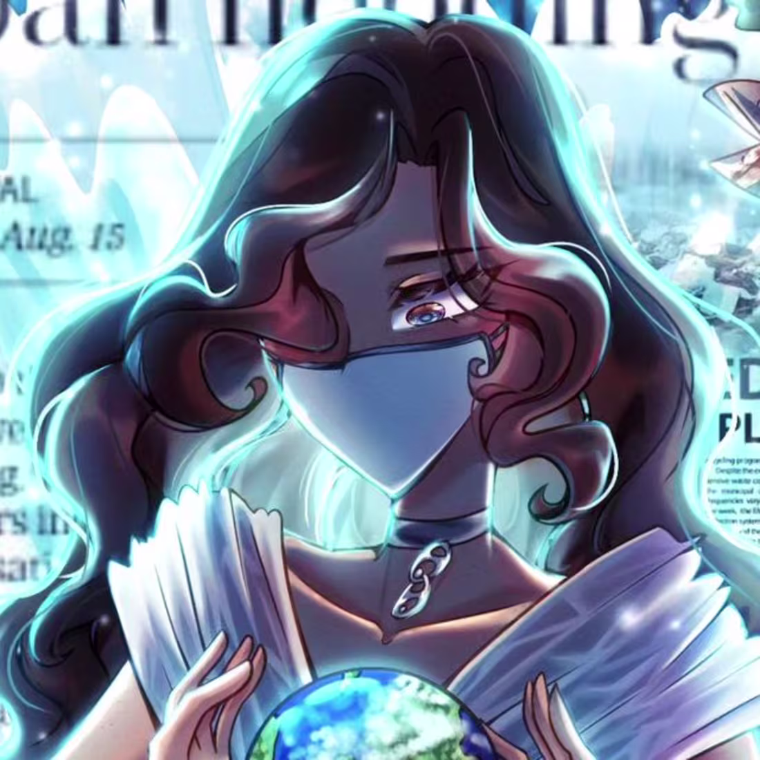 Cover image for Digital Art Plate Waste Canvas: Painting a Flood-Free Tomorrow