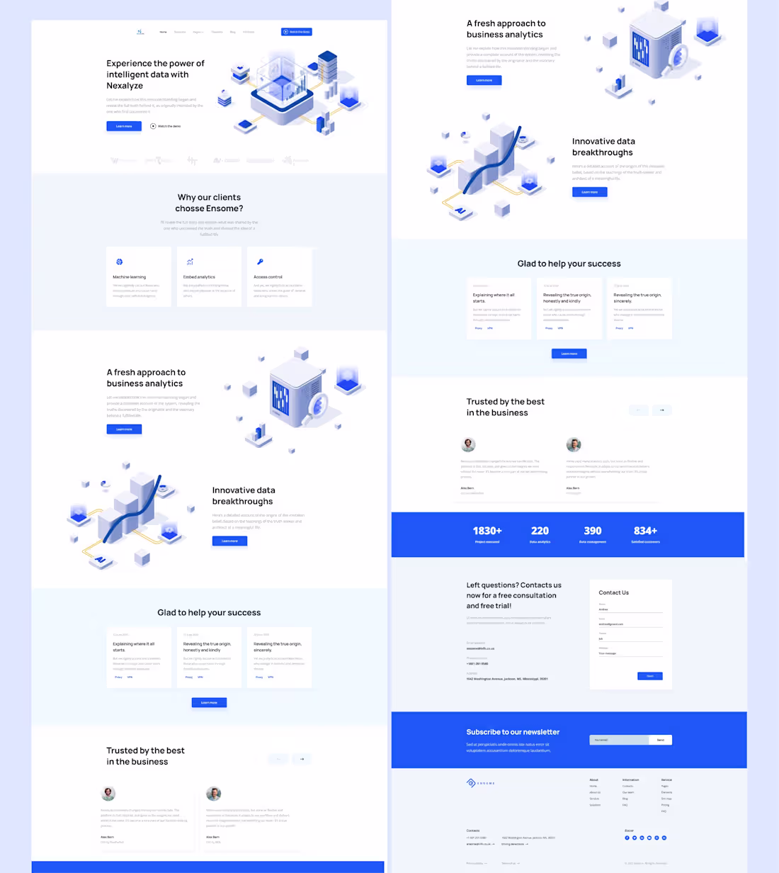 Cover image for Landing page design.