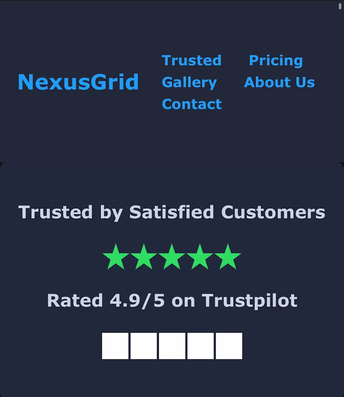 Cover image for NexusGrid Website