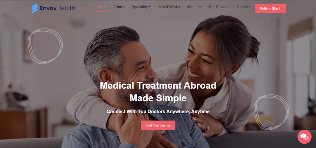 Cover image for EnvoyHealth.io (http://EnvoyHealth.io) is a modern