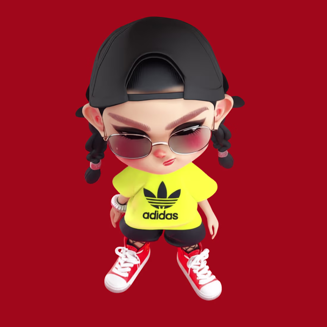 Cover image for 3D Fashion Character Design for Client "UrbanVibe"