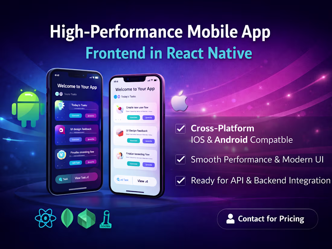 Cover image for High-Performance Mobile App Frontend in React Native